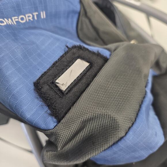 Deuter Kid Comfort II Child Carrier Hiking Backpack H2O Variflex VariQuick Blue - Picture 13 of 16